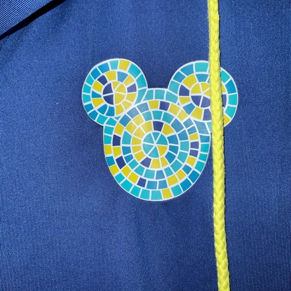 Disney Blue Sleeveless Hoodie with Yellow Accents - Picture 2 of 6